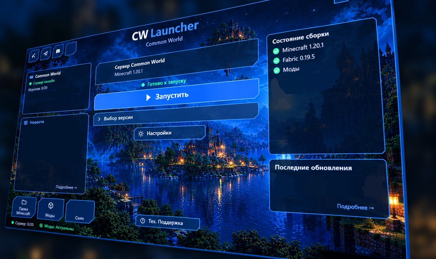 Интерфейс CWLauncher